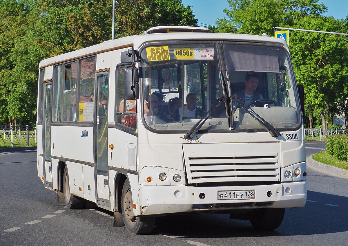 Санкт-Петербург, ПАЗ-320402-05 № 8800