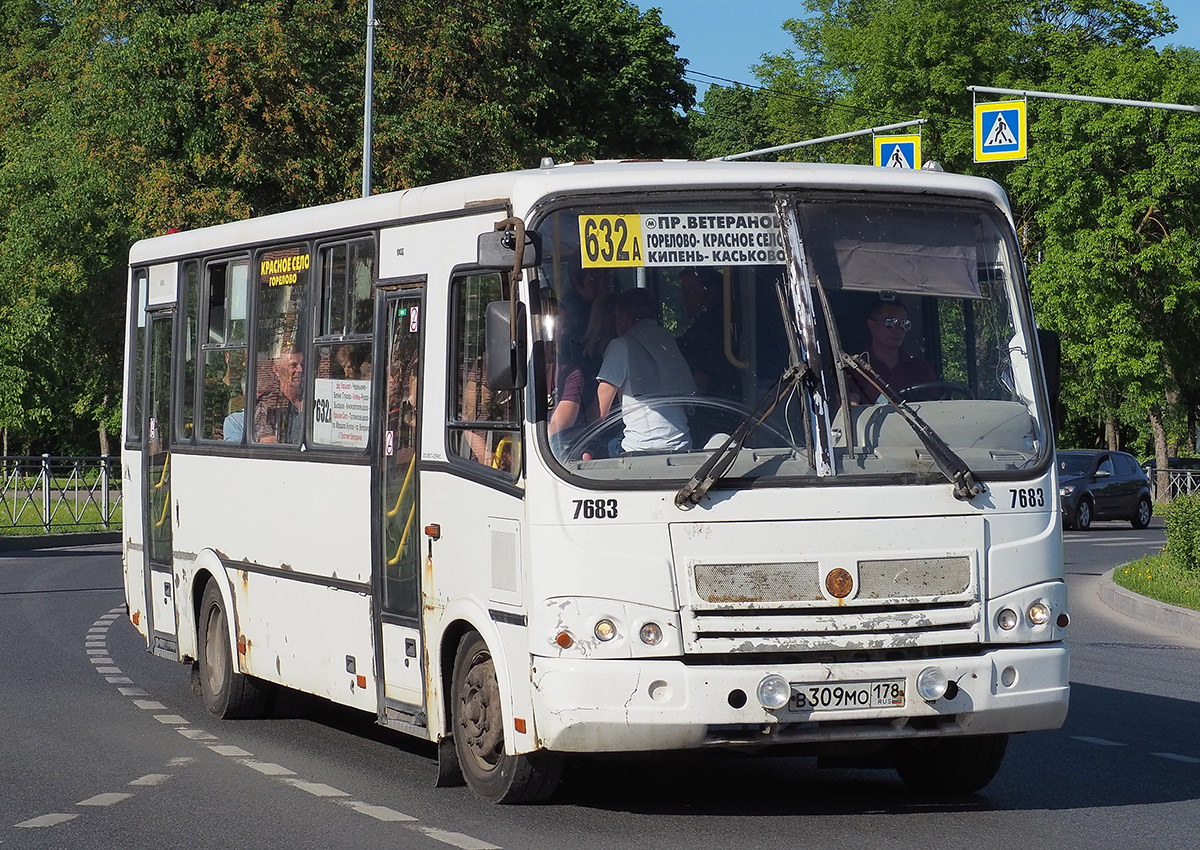 Санкт-Петербург, ПАЗ-320412-05 № 7683