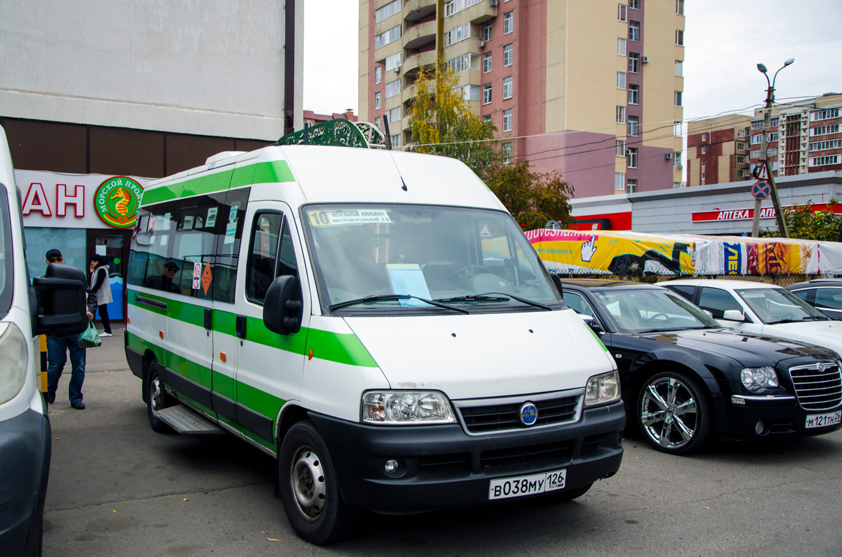 Ставропольский край, FIAT Ducato 244 CSMMC-RLL, -RTL № В 038 МУ 126