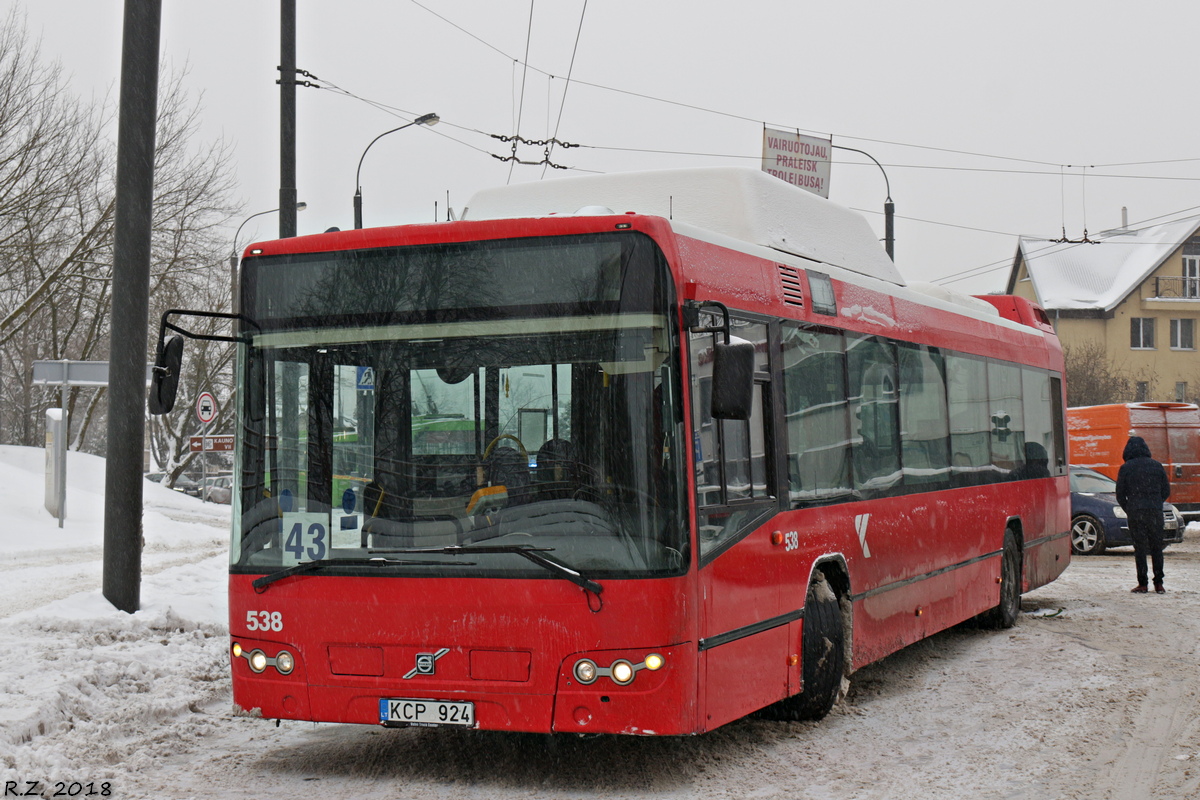 Литва, Volvo 7700 CNG № 538