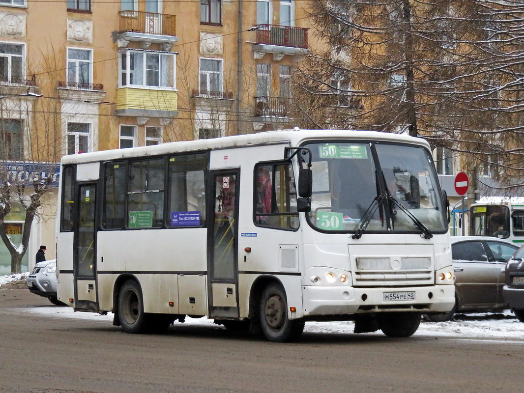 Кировская область, ПАЗ-320402-03 № М 554 РЕ 43