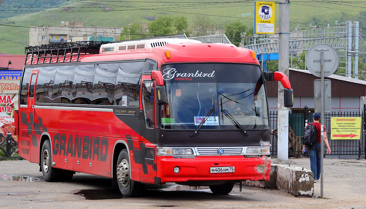 Забайкальский край, Kia Granbird Super Premium № М 406 НМ 75 — Фото —  Автобусный транспорт