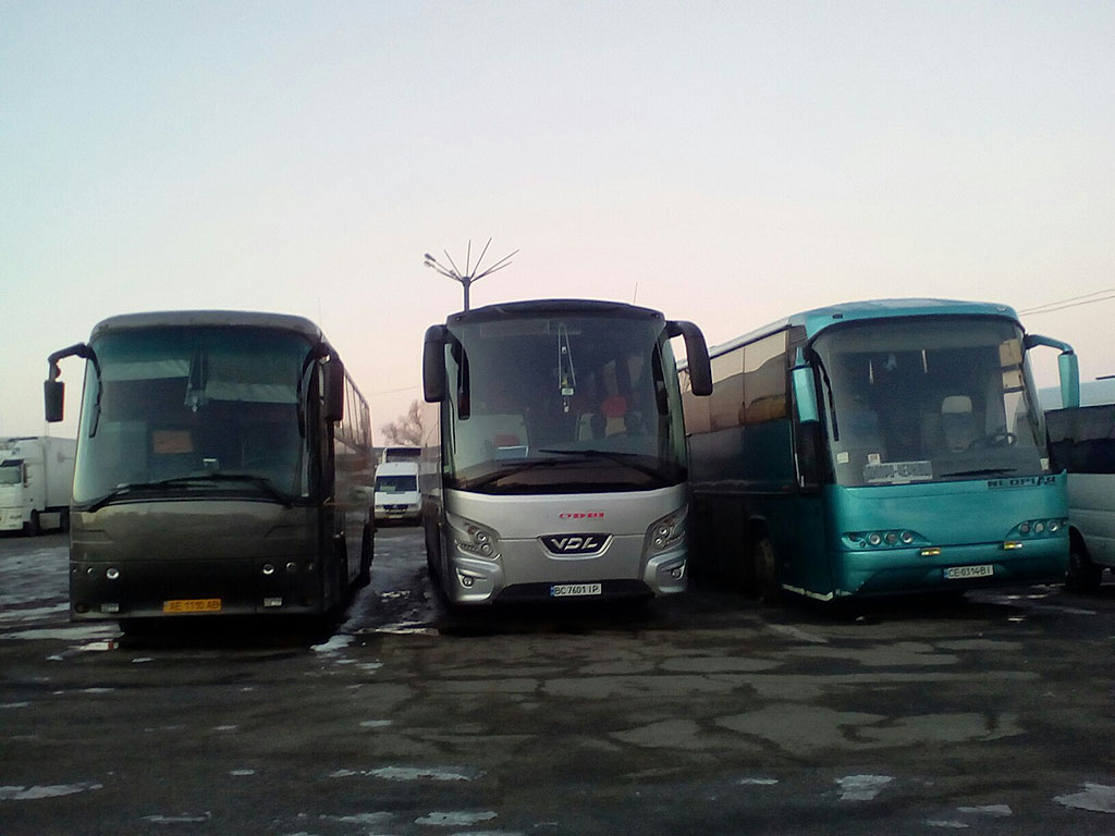 Львовская область, VDL Futura FHD2-129.365 № BC 7601 IP; Черновицкая область, Neoplan N316SHD Transliner (Solaris) № CE 0314 BI