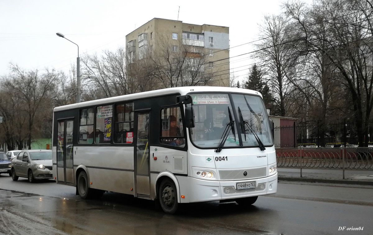 Ростовская область, ПАЗ-320414-14 "Вектор" № 0041