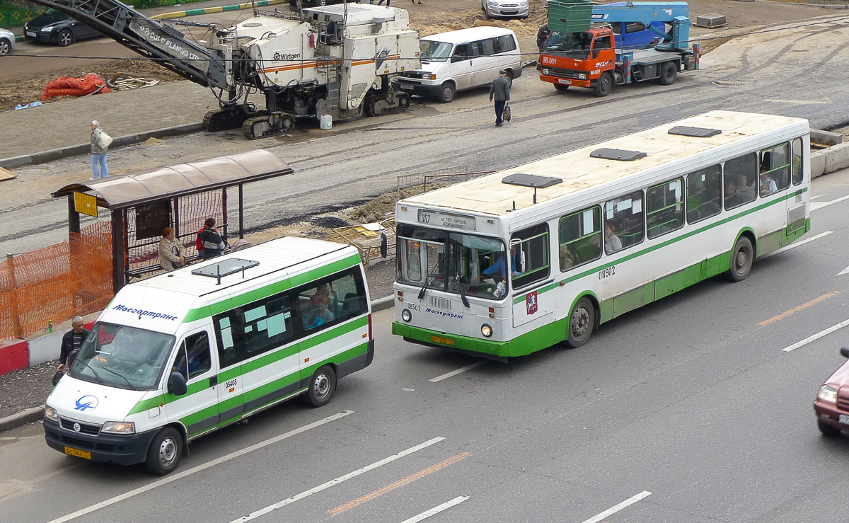 Москва, FIAT Ducato 244 CSMMC-RLL, -RTL № 05408; Москва, ЛиАЗ-5256.25 № 08502