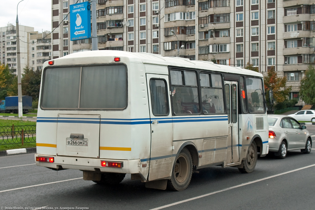 Чувашия, ПАЗ-3205-110 № В 266 ОМ 21