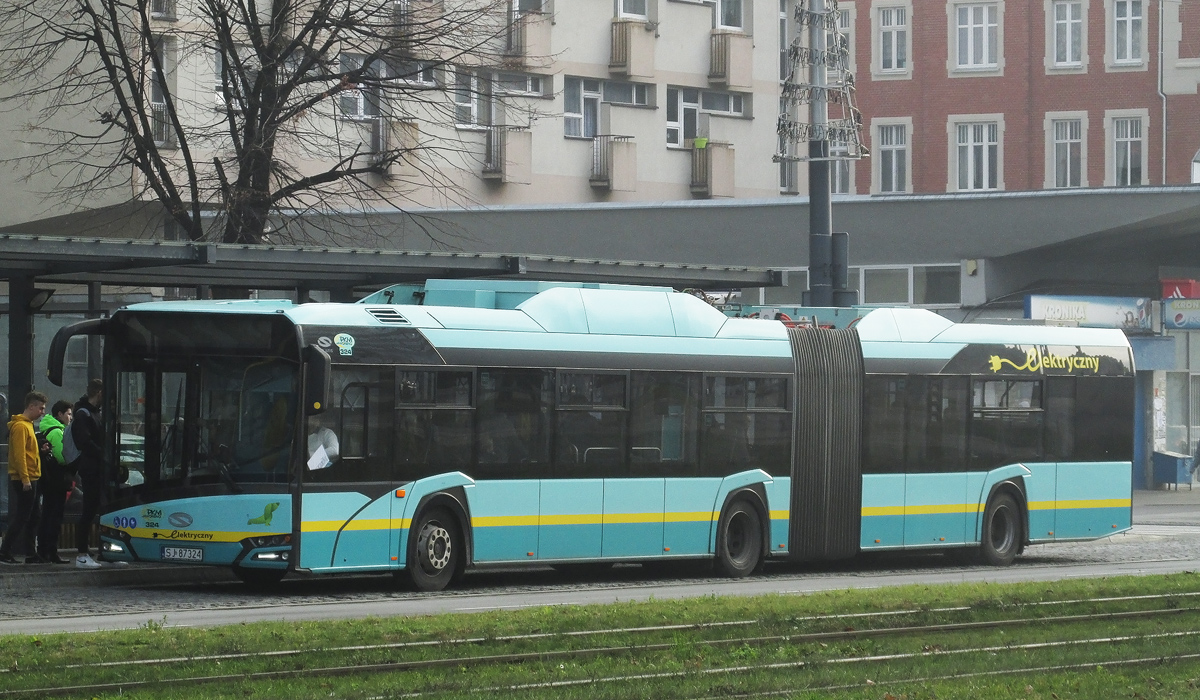 Польша, Solaris Urbino IV 18 electric № 324