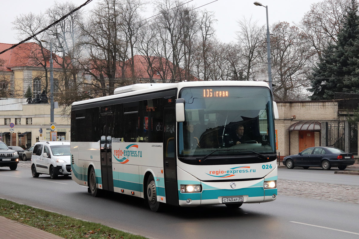 Калининградская область, Irisbus Crossway 12M № 026