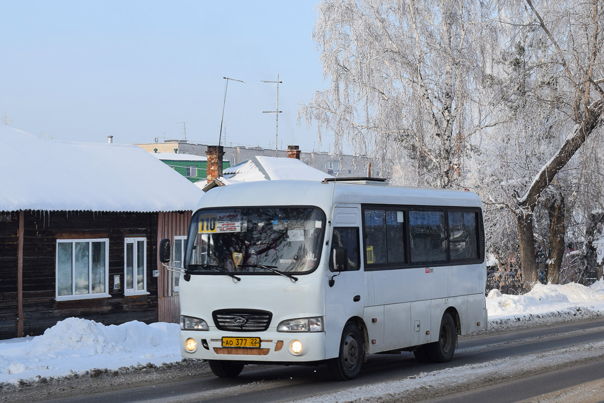 Алтайский край, Hyundai County SWB C08 (ТагАЗ) № АО 377 22