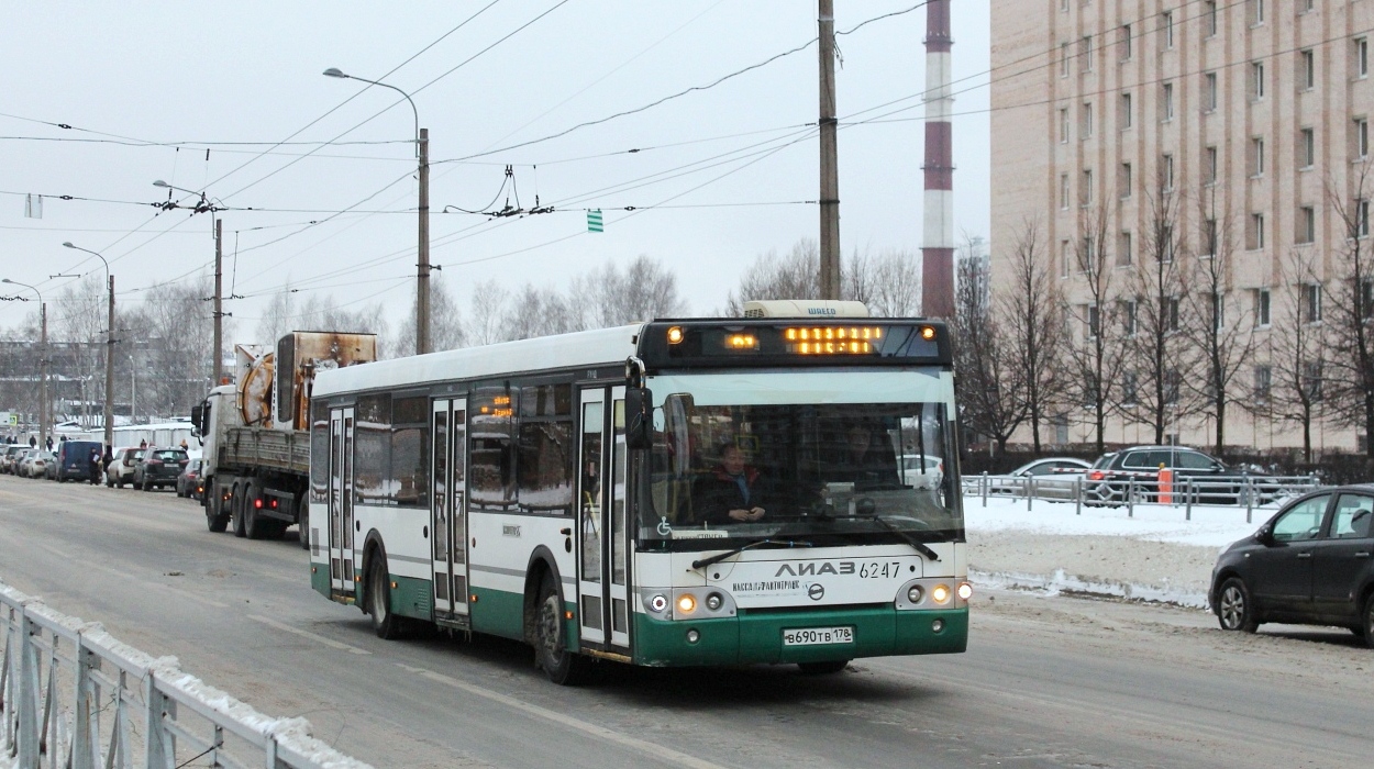 Санкт-Петербург, ЛиАЗ-5292.60 № 6247