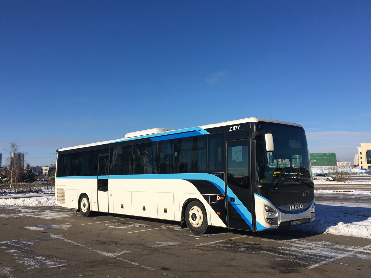 Астана, IVECO Crossway LINE 13M (СарыаркаАвтоПром) № Z077