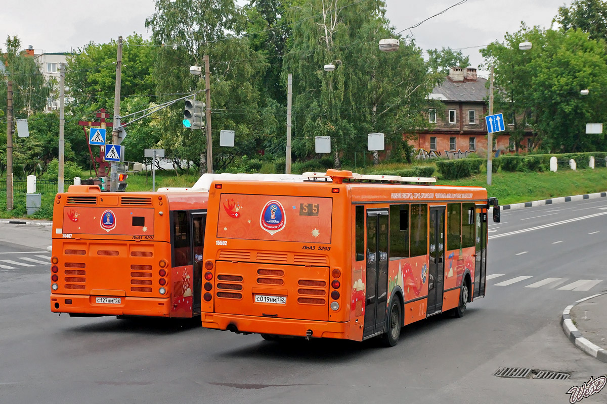 Нижегородская область, ЛиАЗ-5293.60 № 15502