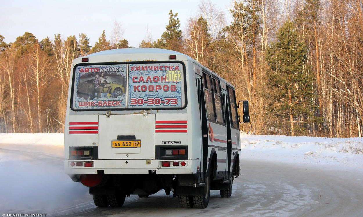 Томская область, ПАЗ-32051-110 № АА 652 70