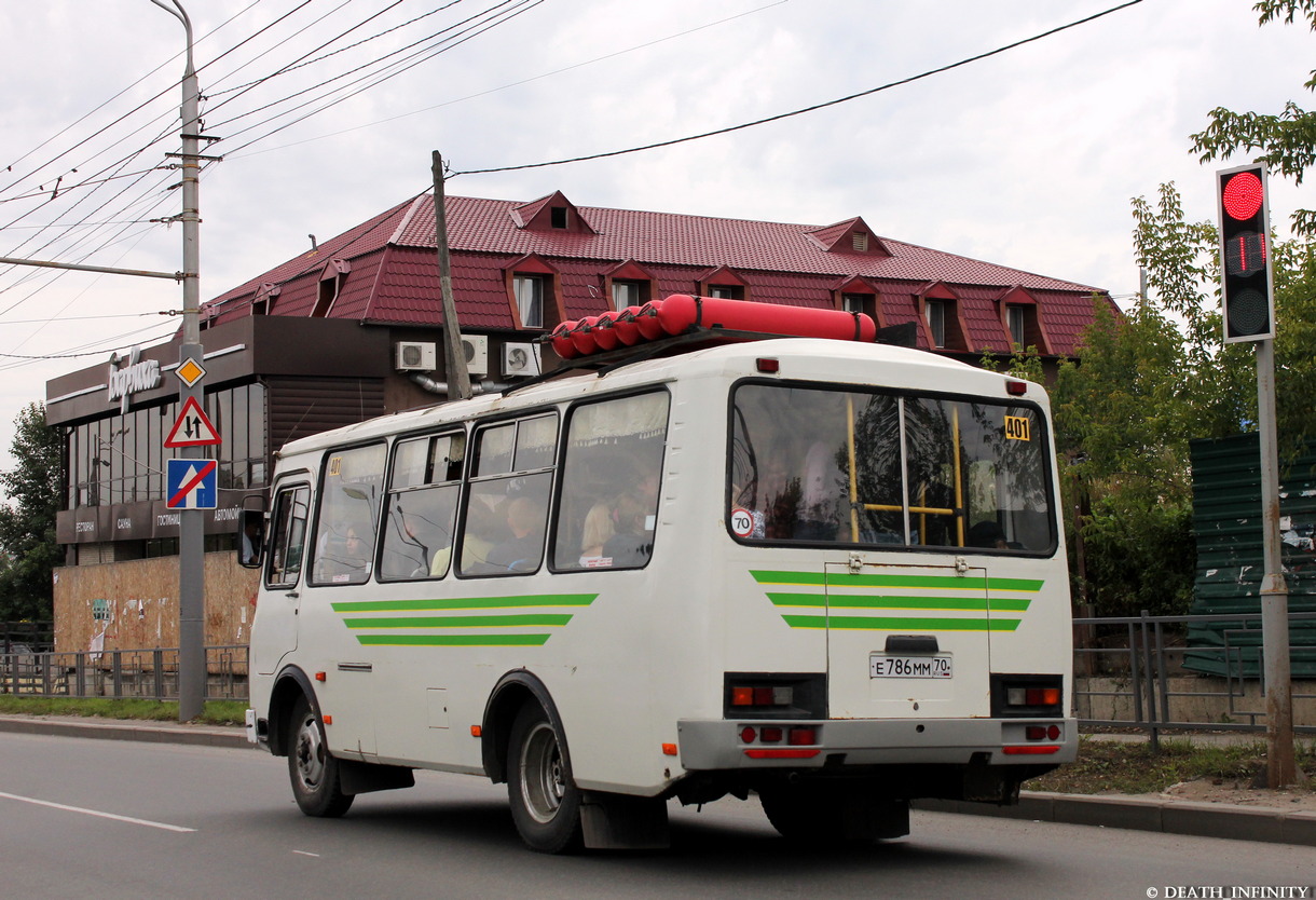 Томская область, ПАЗ-32054 № Е 786 ММ 70