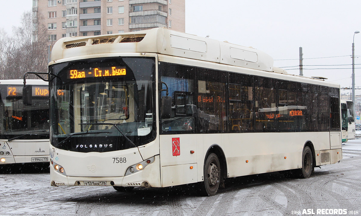 Санкт-Петербург, Volgabus-5270.G2 (CNG) № 7588