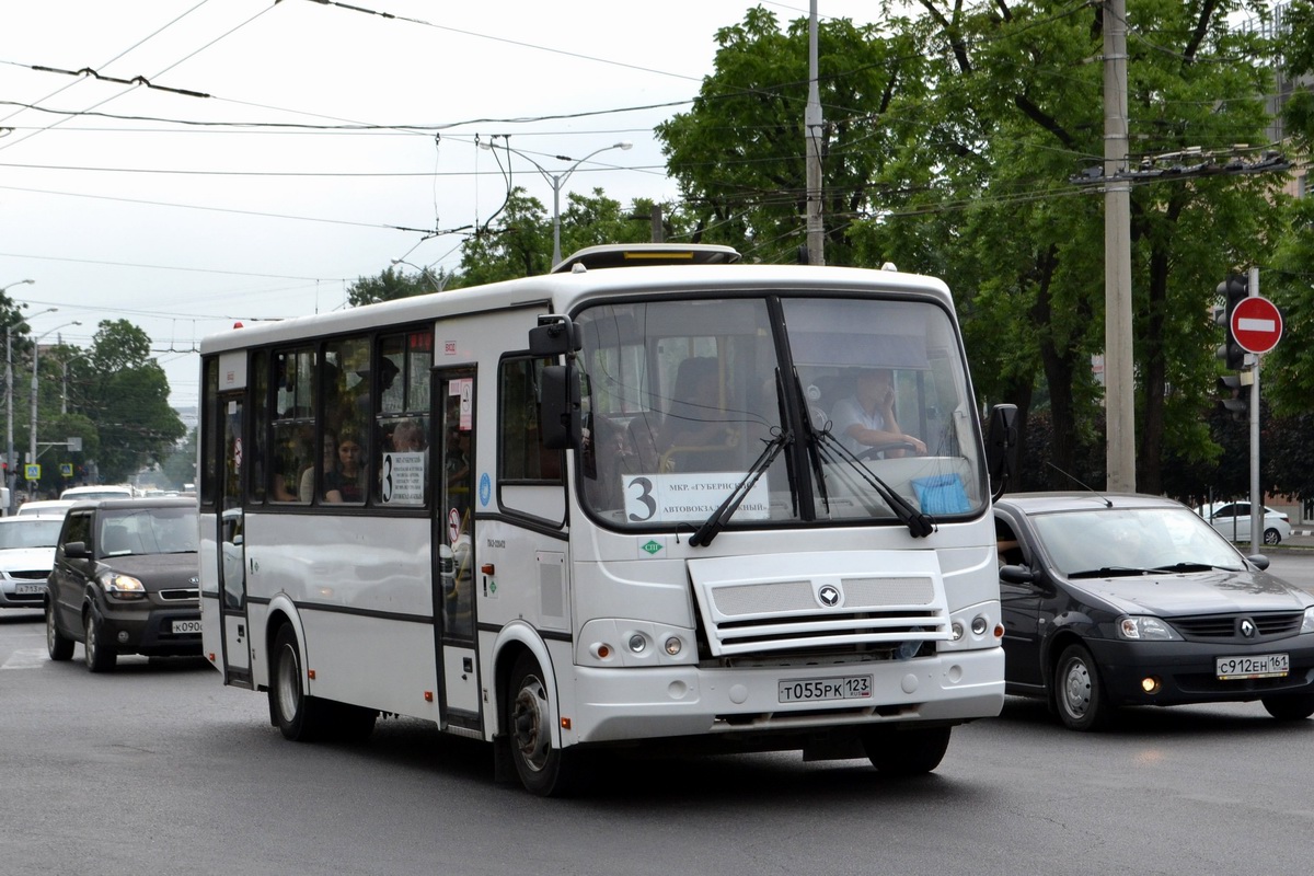 Krasnodar region, PAZ-320412-10 Nr. Т 055 РК 123