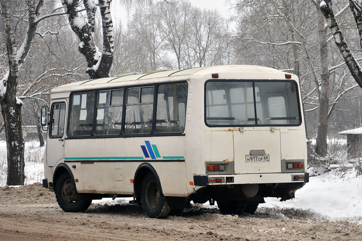 Тверская область, ПАЗ-32053 № Н 917 ОР 69