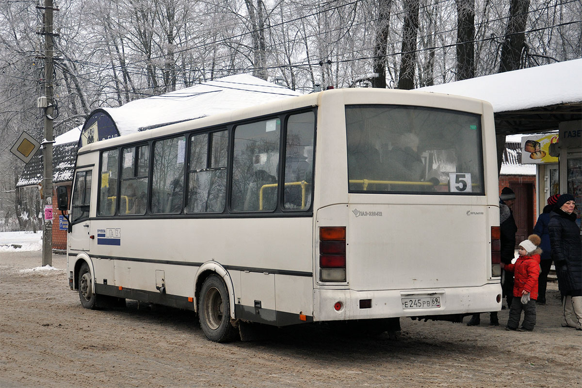 Тверская область, ПАЗ-320412-05 № Е 245 РВ 69