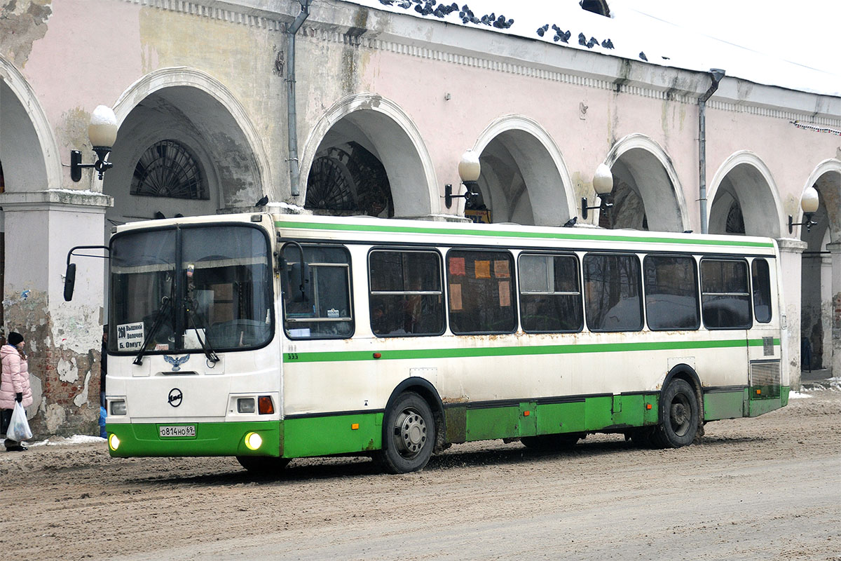 Тверская область, ЛиАЗ-5256.45 № О 814 НО 69