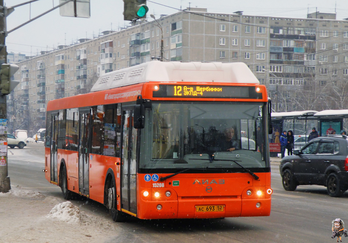 Нижегородская область, ЛиАЗ-5292.67 (CNG) № 15208