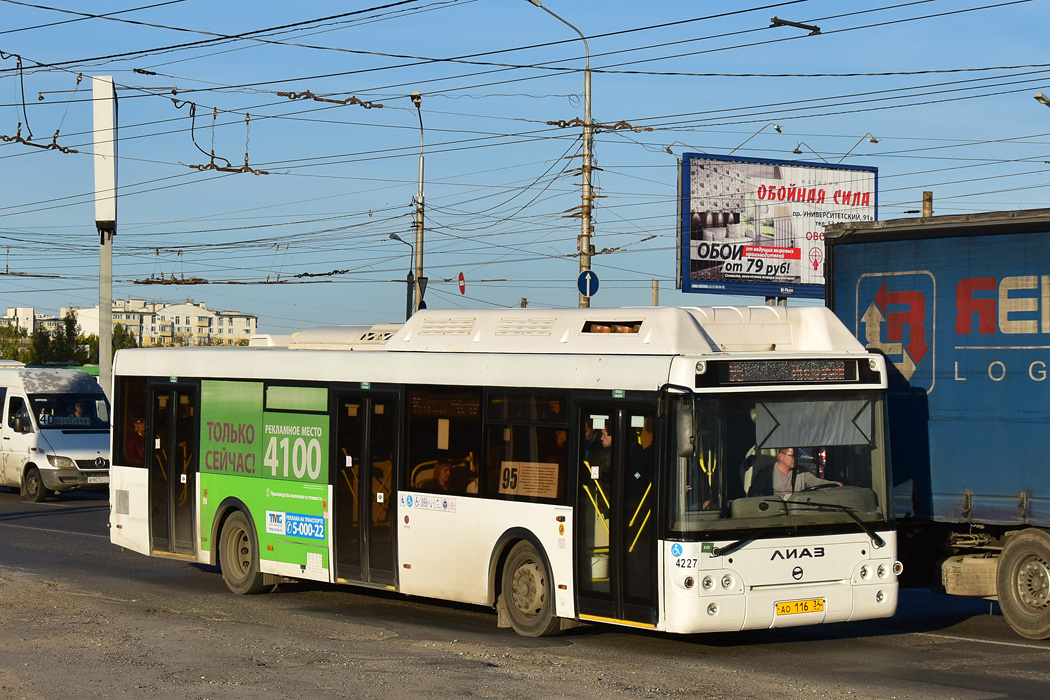 Волгоградская область, ЛиАЗ-5292.67 (CNG) № 4227