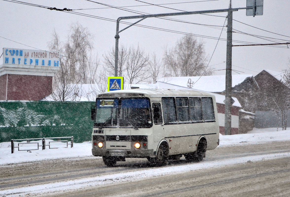 Пензенская область, ПАЗ-32053 № Р 323 КВ 58