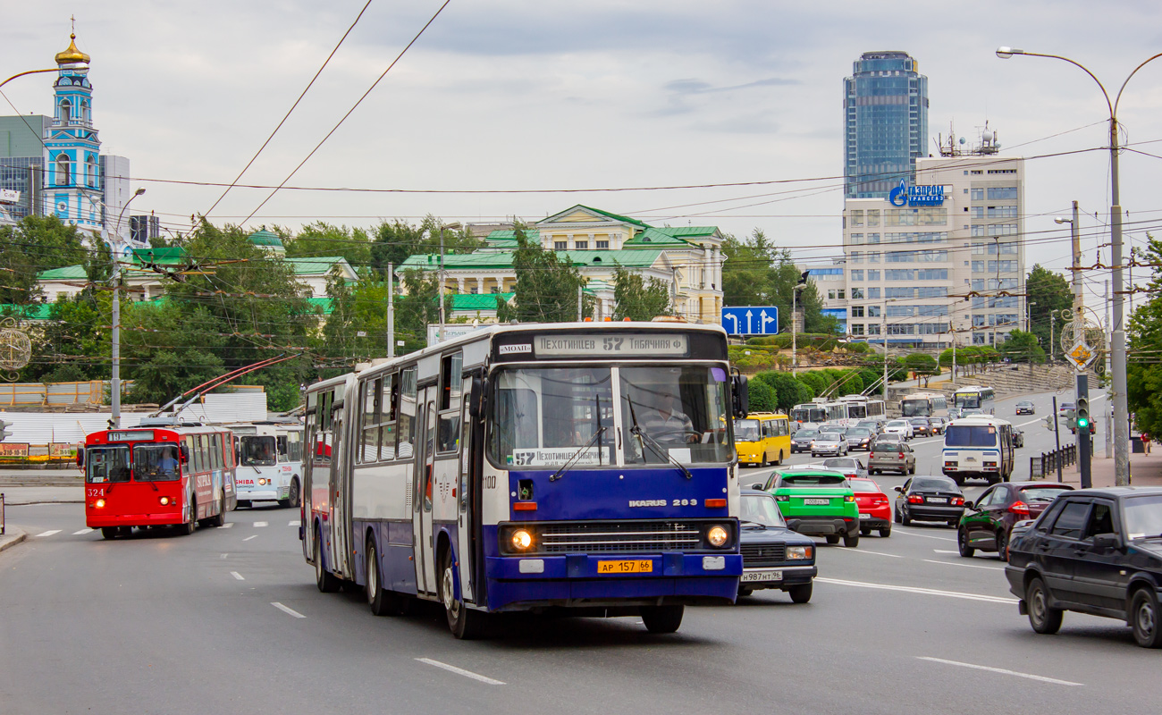 Свердловская область, Ikarus 283.10 № 1100