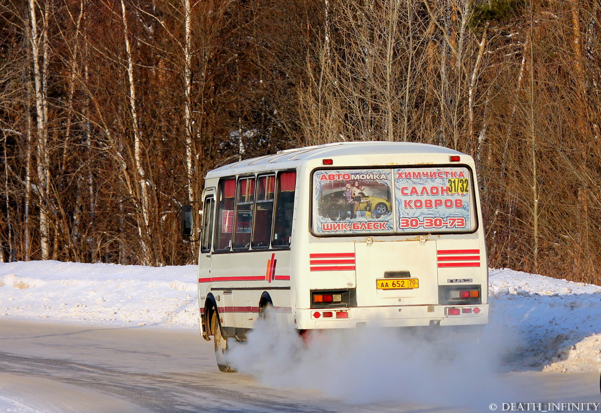 Томская область, ПАЗ-32051-110 № АА 652 70