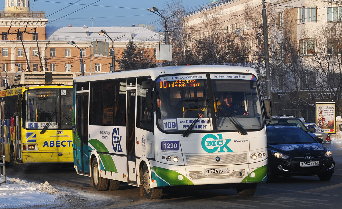 Омская область, ПАЗ-320414-04 "Вектор" (1-2) № 1230