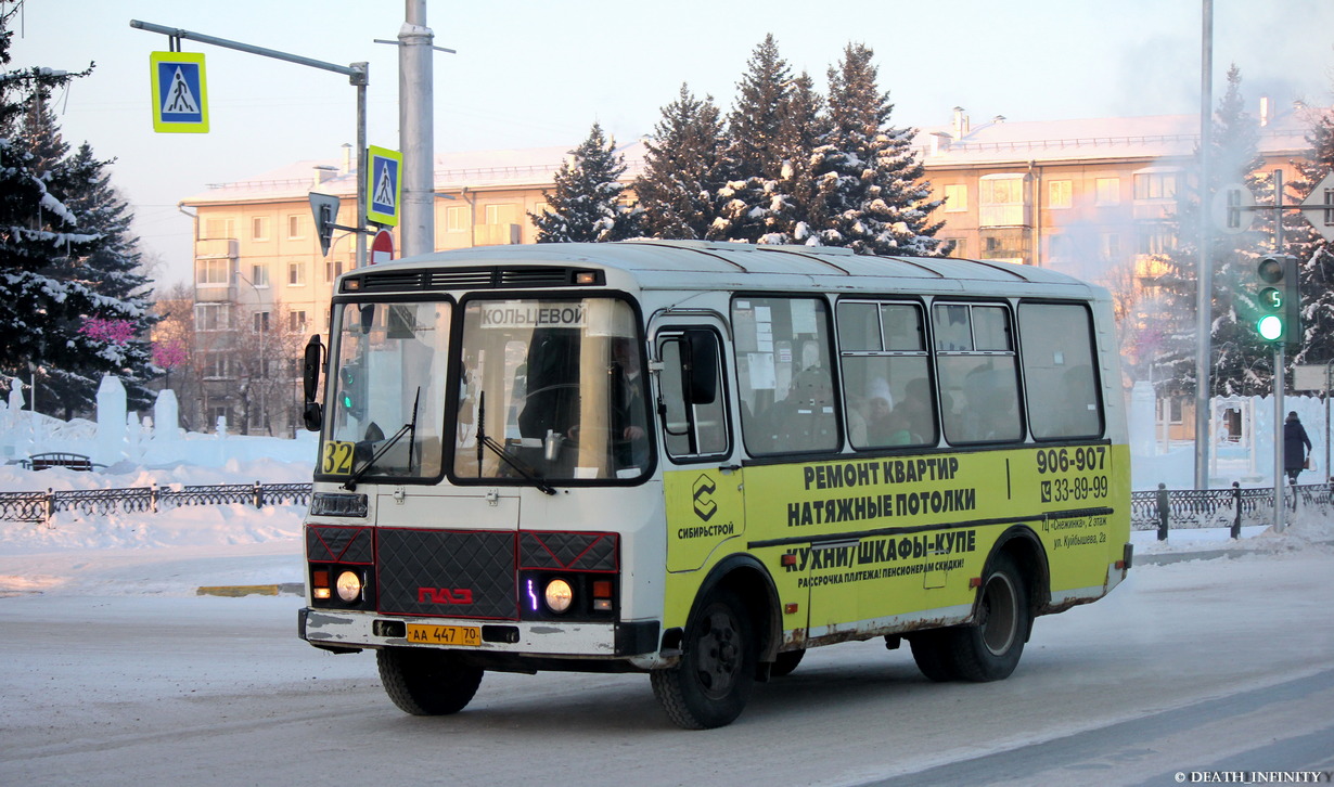 Томская область, ПАЗ-32054 № АА 447 70