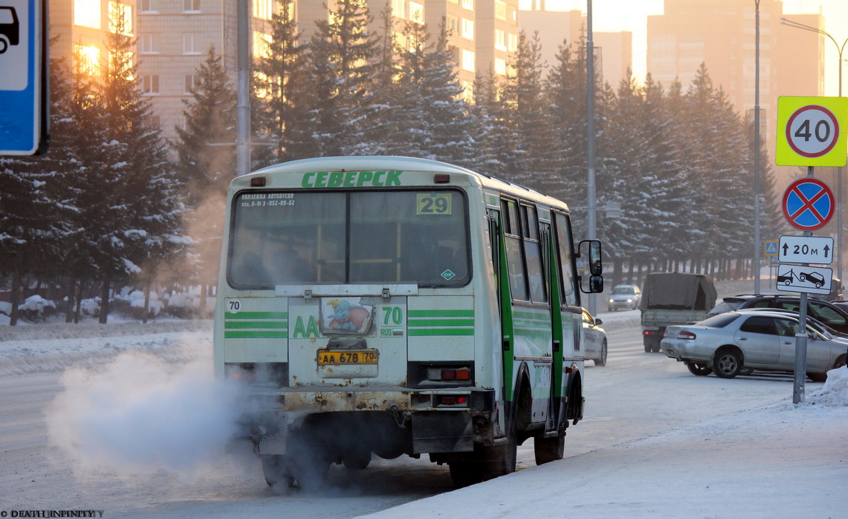 Томская область, ПАЗ-32054 № АА 678 70