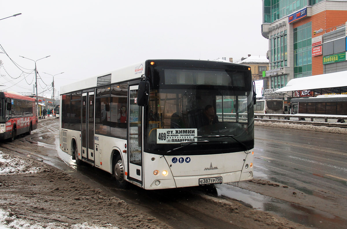 Московская область, МАЗ-206.085 № Е 387 ТР 750