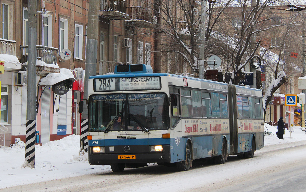 Саратовская область, Mercedes-Benz O405G № ВА 244 64