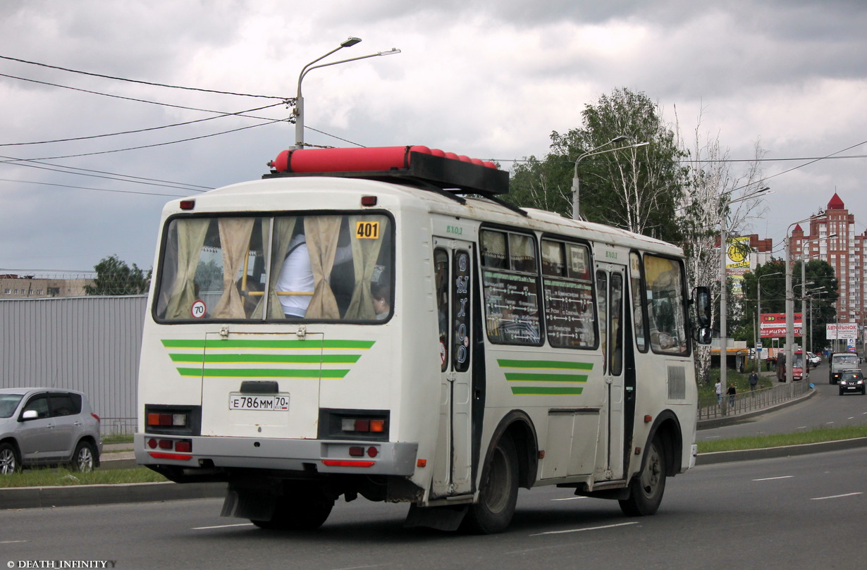 Томская область, ПАЗ-32054 № Е 786 ММ 70