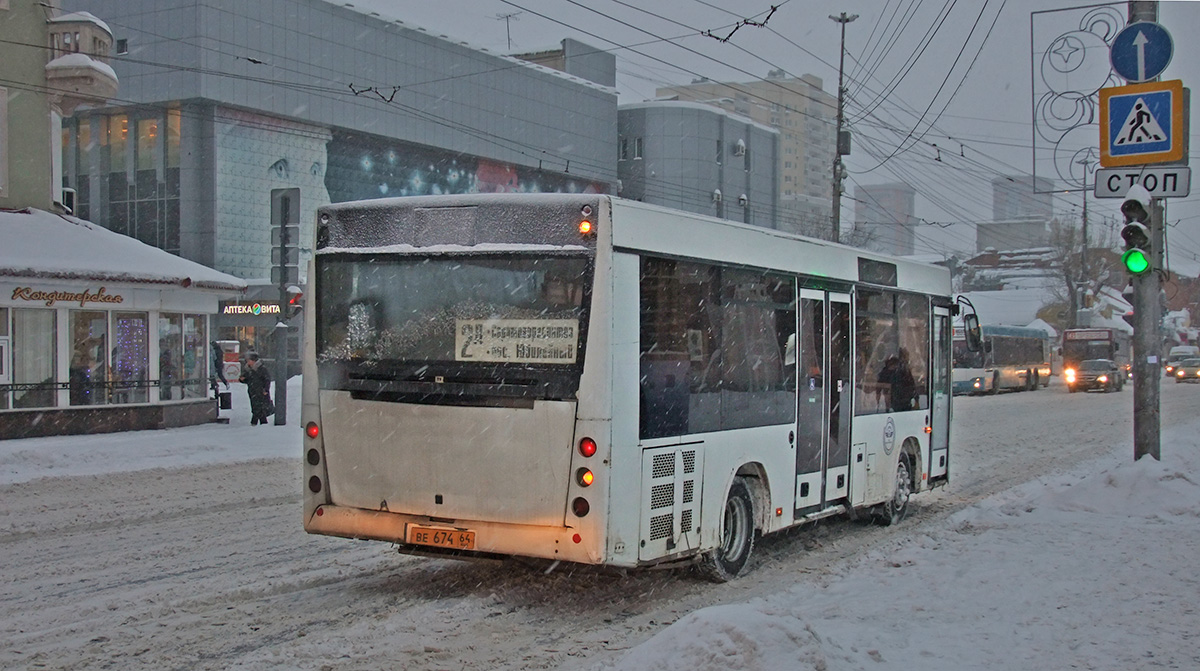 Саратовская область, МАЗ-206.067 № ВЕ 674 64