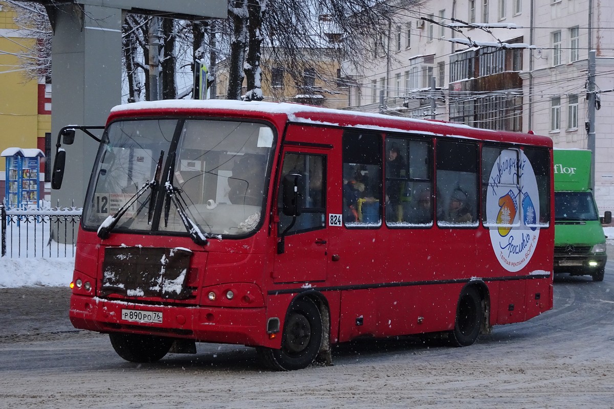 Ярославская область, ПАЗ-320402-14 № 824