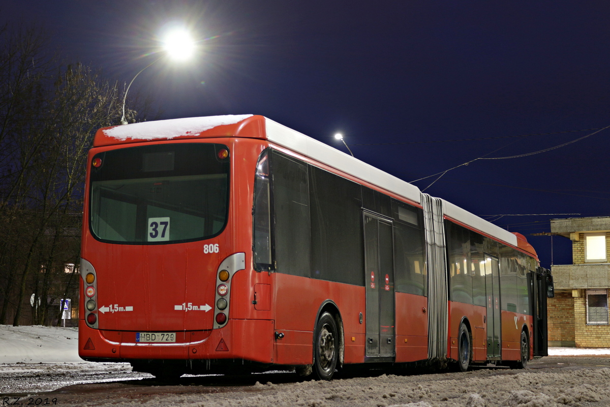 Литва, Van Hool New AG300 № 806