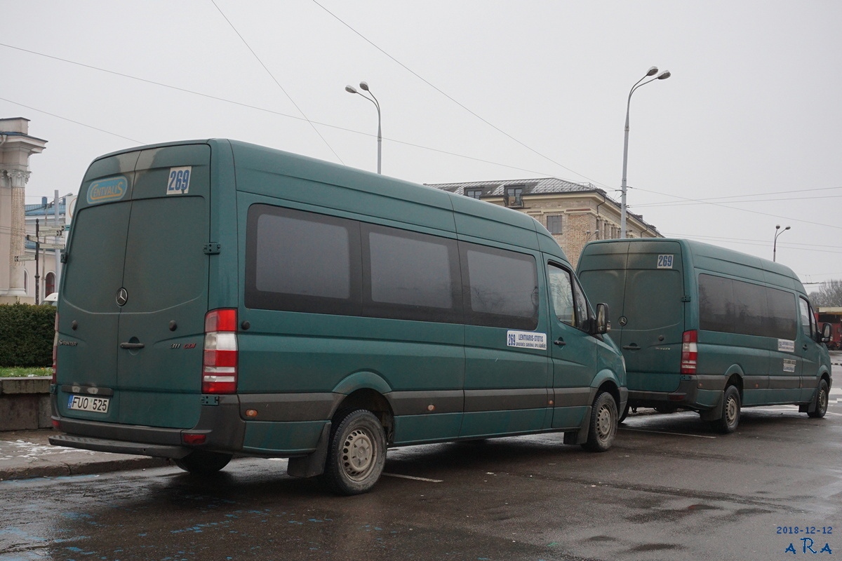 Литва, Mercedes-Benz Sprinter W906 311CDI № FUO 525