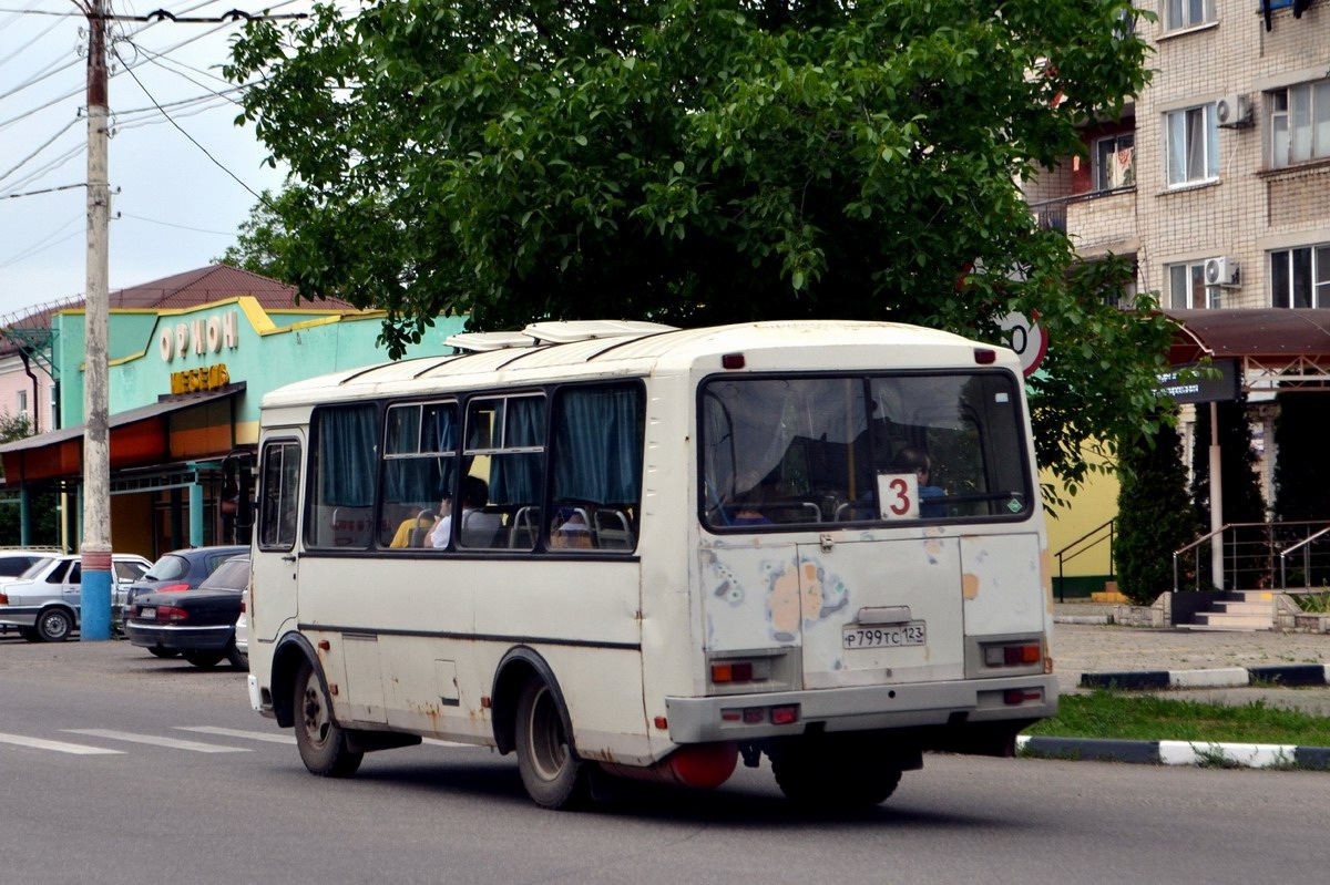 Краснодарский край, ПАЗ-32053 № Р 799 ТС 123