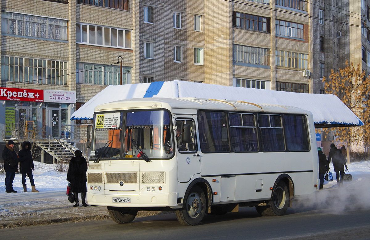 298 маршрутка в Уфе - схема движения на карте