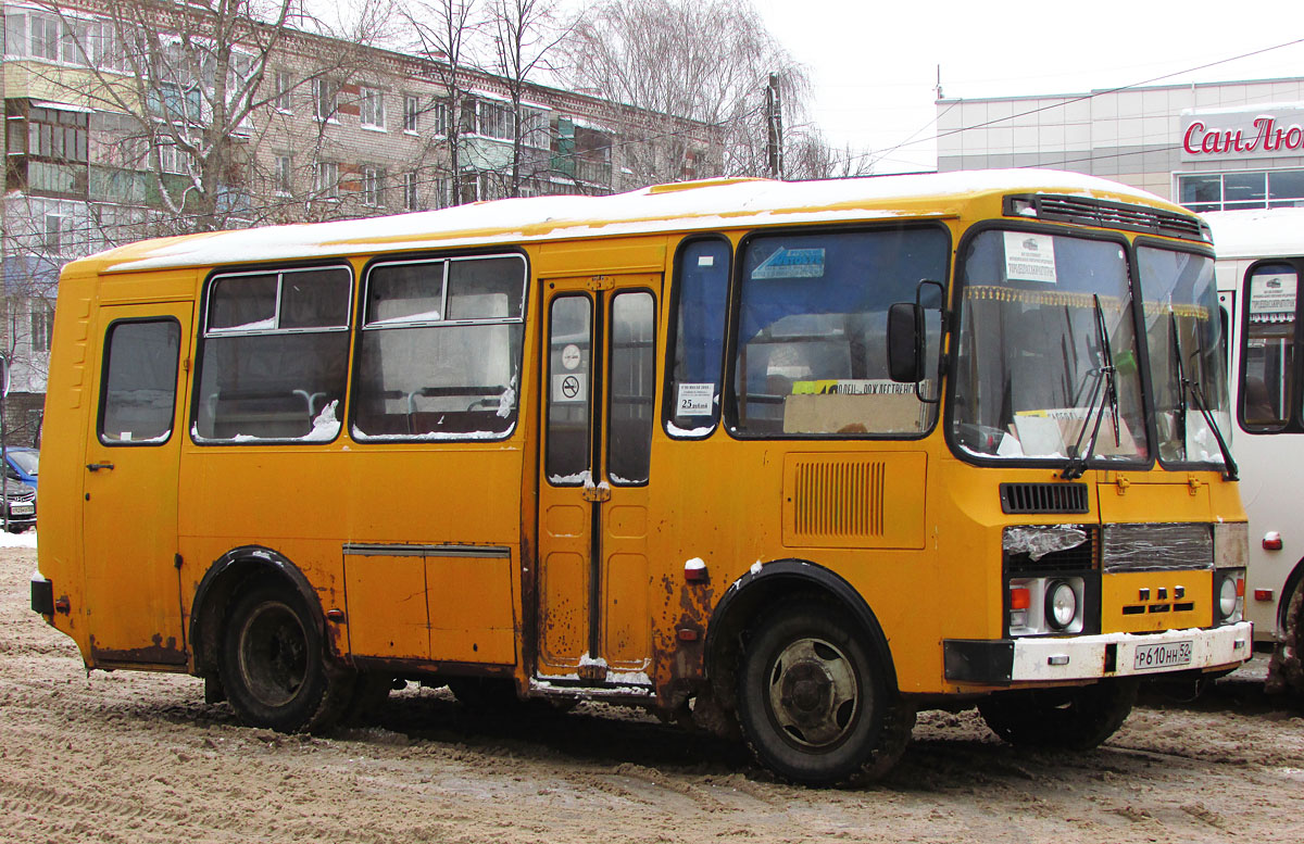 Нижегородская область, ПАЗ-32053 № Р 610 НН 52