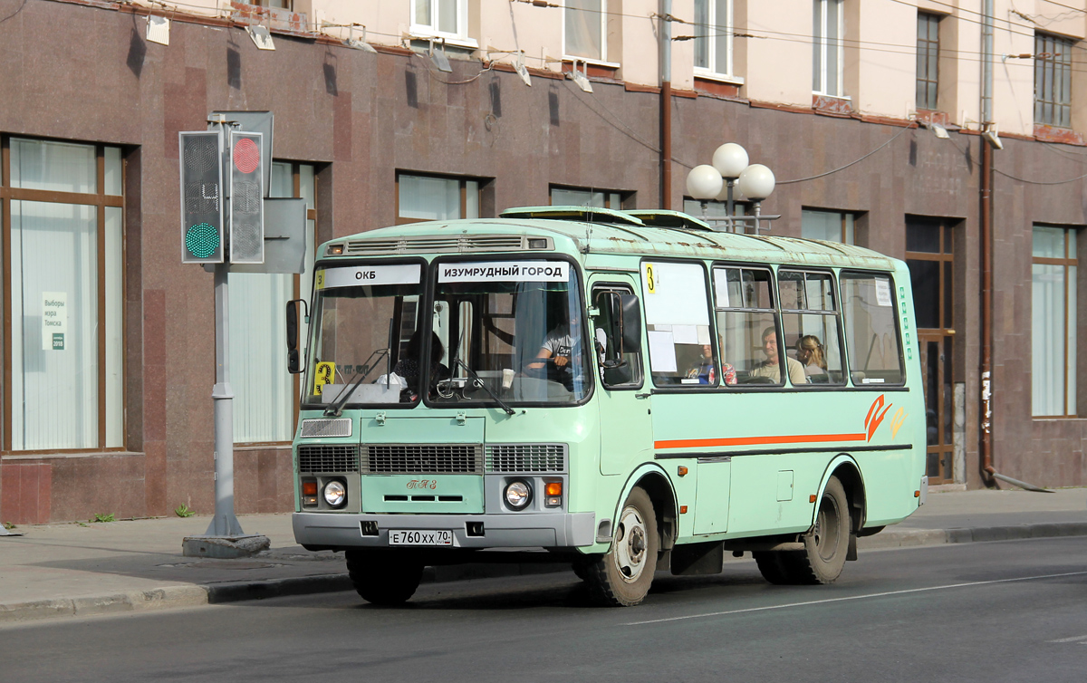 Томская область, ПАЗ-32054 № Е 760 ХХ 70