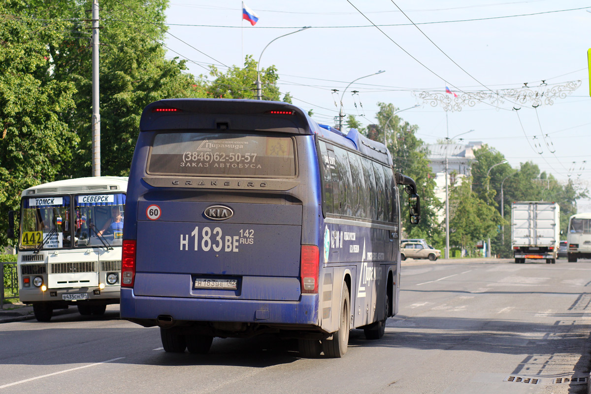 Кемеровская область - Кузбасс, Kia KM948 Granbird Greenfield № Н 183 ВЕ 142