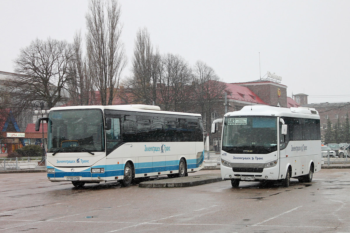 Kaliningrad region, Irisbus Crossway 12M # 6; Kaliningrad region, Otokar Sultan Maxi # 110