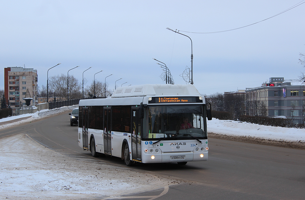 Новгородская область, ЛиАЗ-5292.67 (CNG) № 334