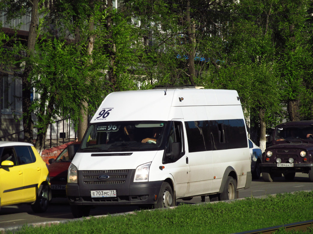 Ульяновская область, Автодом (Ford Transit) № Е 703 МС 73