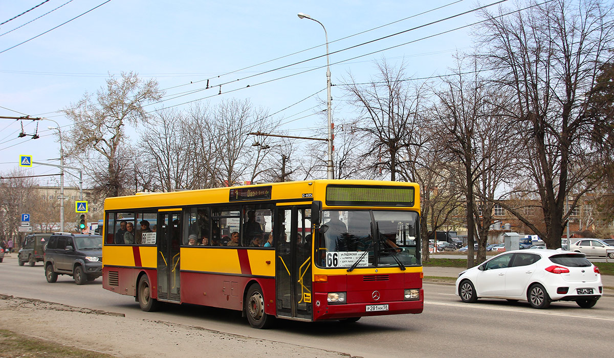 Пензенская область, Mercedes-Benz O405 № Р 281 НН 58