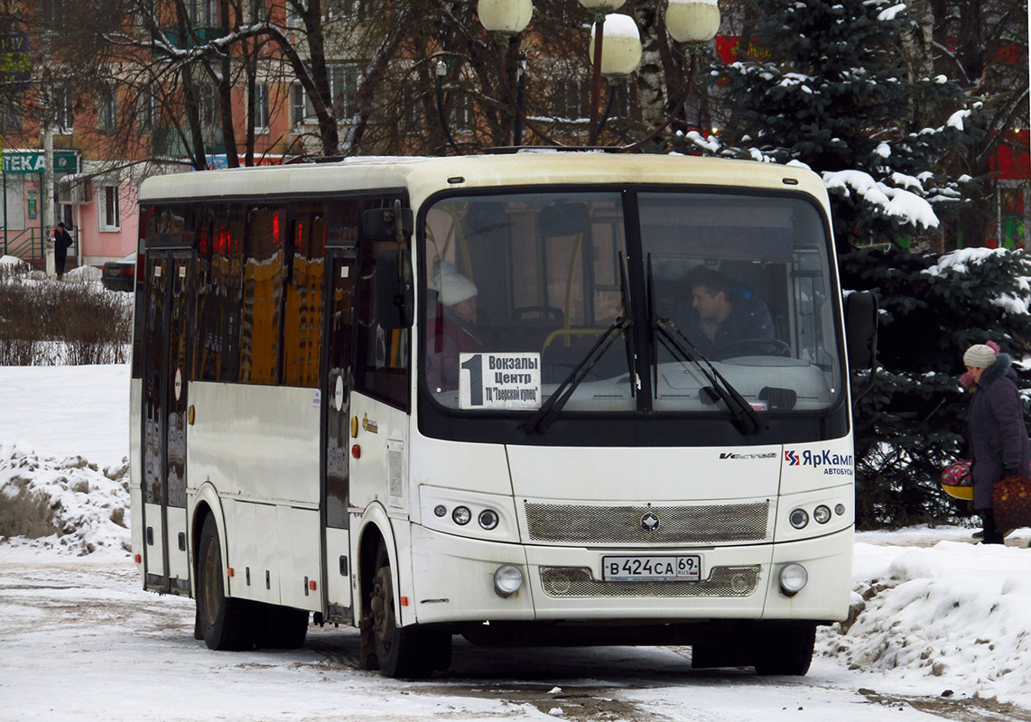 Тверская область, ПАЗ-320414-05 "Вектор" (1-2) № В 424 СА 69