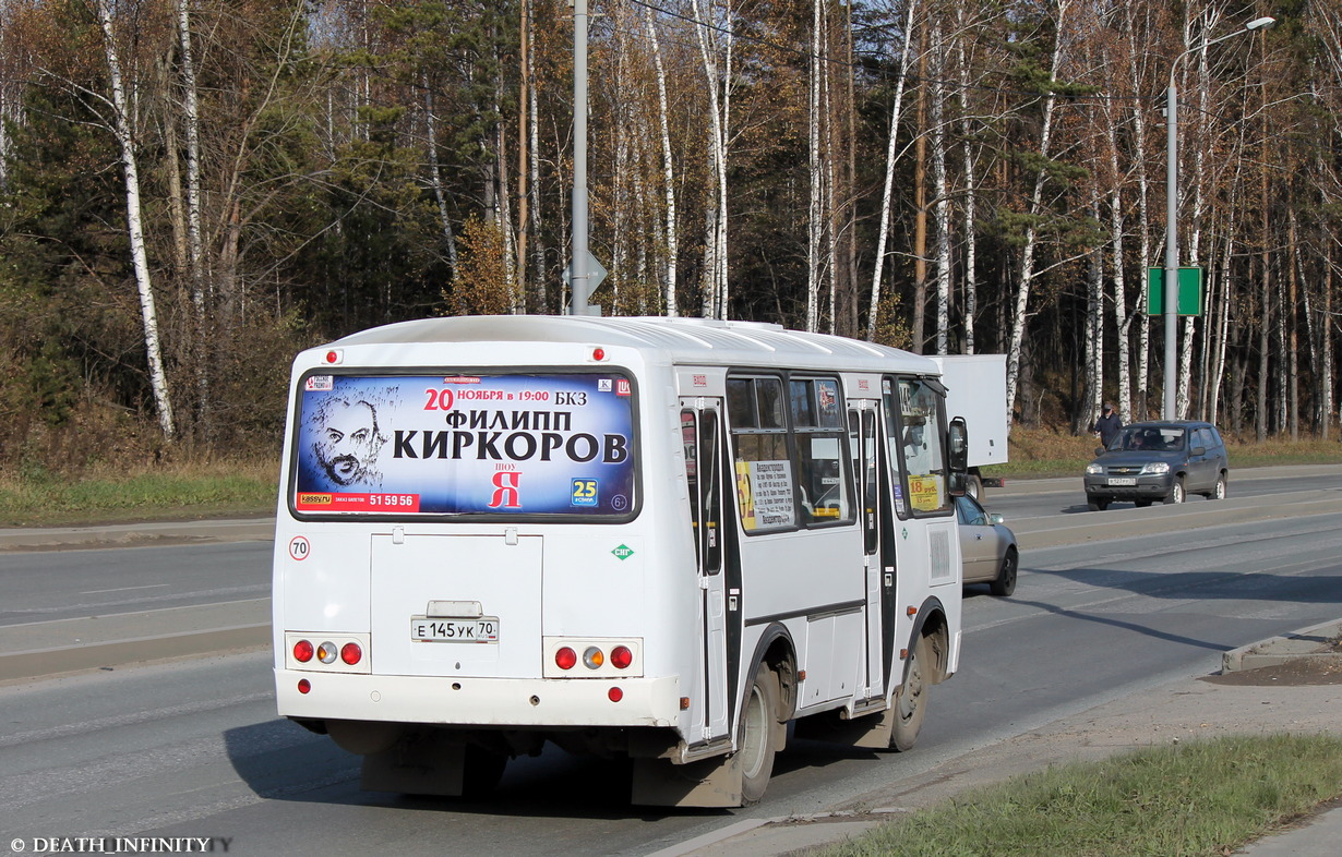 Томская область, ПАЗ-32054 № Е 145 УК 70