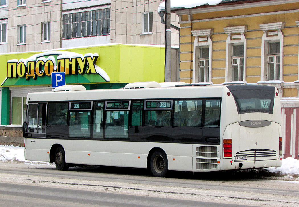 Вологодская область, Scania OmniLink I (Скания-Питер) № Е 931 УР 35